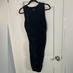 Athleta Black Asymmetrical Dress
